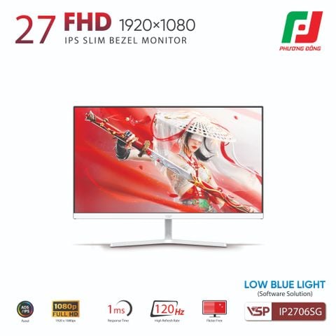  MÀN HÌNH VSP IP2706SG (27INCH| FHD| IPS| 120HZ| 1MS| HDR| FREESYNC| ADAPTIVESYNC) 