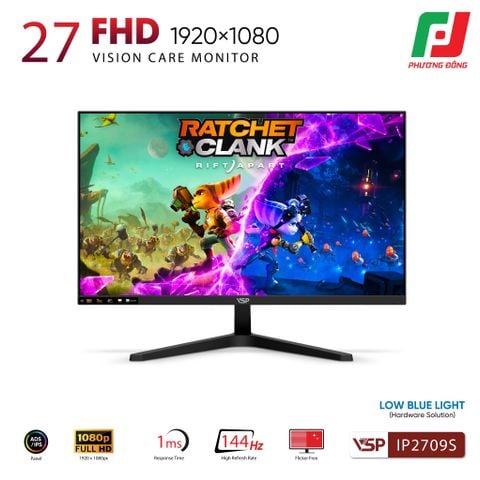  MÀN HÌNH VSP IP2709S (27INCH/ 144HZ/IPS/FHD/1MS) 