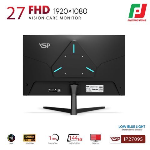  MÀN HÌNH VSP IP2709S (27INCH/ 144HZ/IPS/FHD/1MS) 