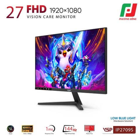  MÀN HÌNH VSP IP2709S (27INCH/ 144HZ/IPS/FHD/1MS) 