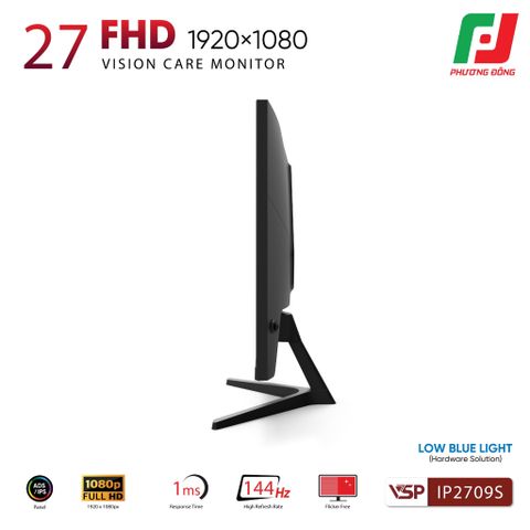  MÀN HÌNH VSP IP2709S (27INCH/ 144HZ/IPS/FHD/1MS) 