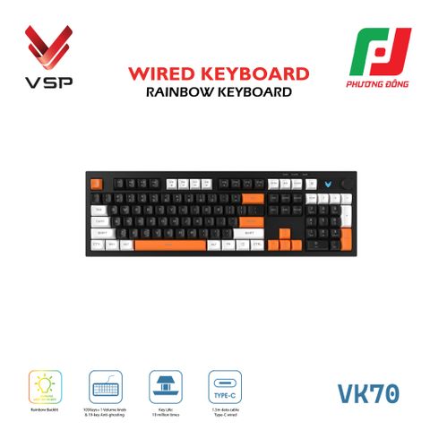  BÀN PHÍM VSP VK70 