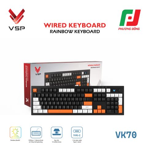  BÀN PHÍM VSP VK70 