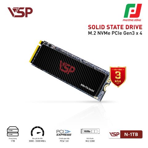  Ổ CỨNG SSD VSP NVMe - PICe ReV3 N-1TB 