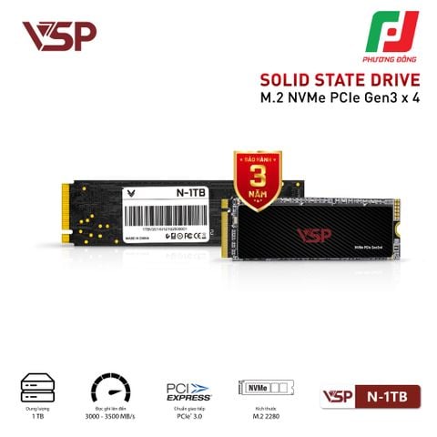  Ổ CỨNG SSD VSP NVMe - PICe ReV3 N-1TB 
