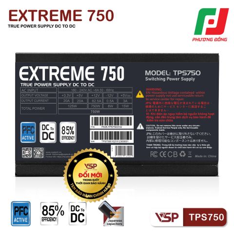  BỘ NGUỒN VSP EXTREME TPS750 - 750W - DC TO DC 