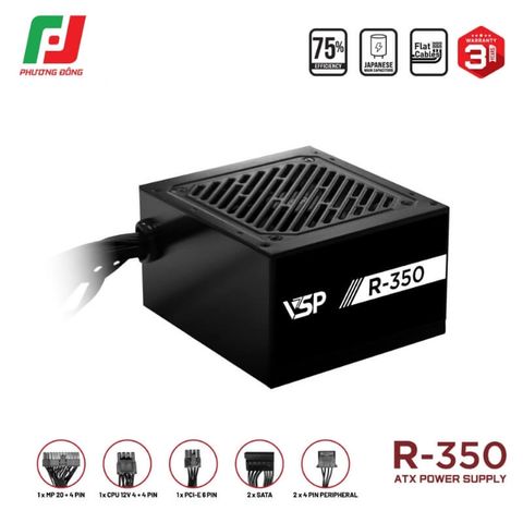  NGUỒN MÁY TÍNH VSP R-350 - CÔNG SUẤT 300W 