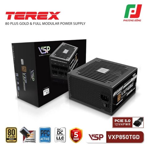  NGUỒN MÁY TÍNH VSP TEREX VXP850TGD 850W 80 PLUS GOLD 