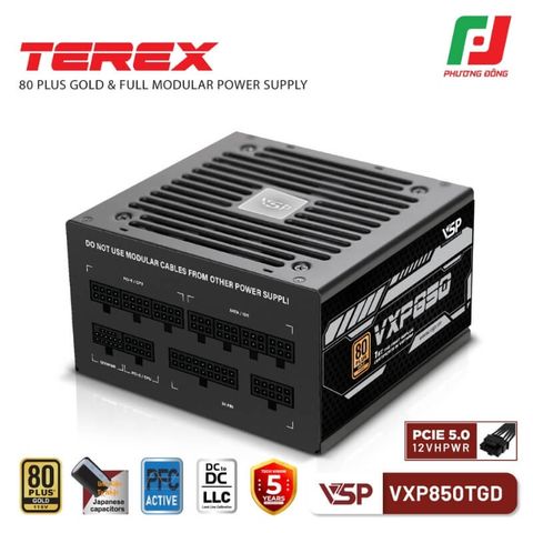  NGUỒN MÁY TÍNH VSP TEREX VXP850TGD 850W 80 PLUS GOLD 