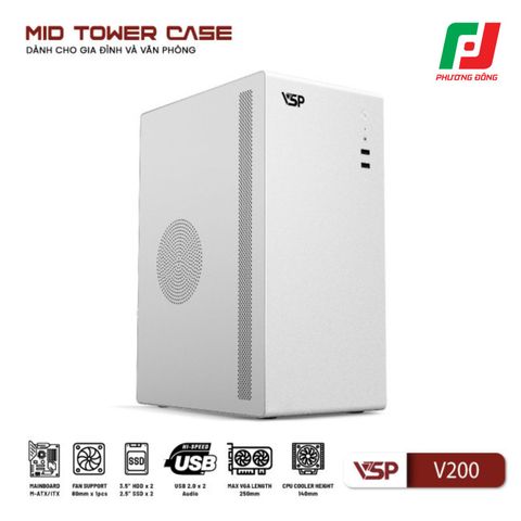  VỎ CASE MÁY TÍNH VSP V200 