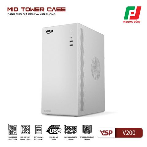  VỎ CASE MÁY TÍNH VSP V200 