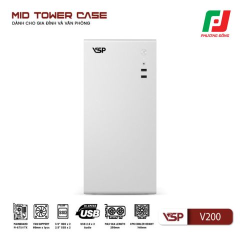  VỎ CASE MÁY TÍNH VSP V200 