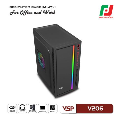  VỎ CASE MÁY TÍNH VSP V206 