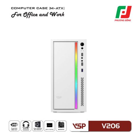  VỎ CASE MÁY TÍNH VSP V206 