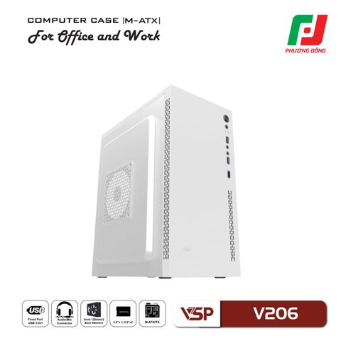  VỎ CASE MÁY TÍNH VSP V206 