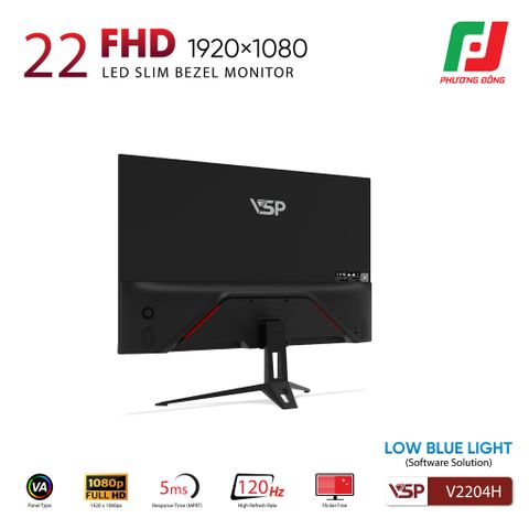  MÀN HÌNH PHẲNG VSP V2204H (120HZ| 21.5| VA| FHD| 5MS) 