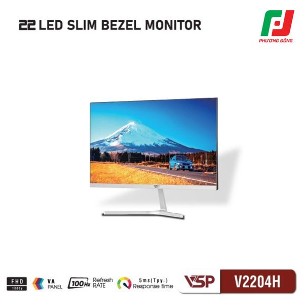  MÀN HÌNH PHẲNG VSP V2204H (21.5INCH/ VA/ FHD/ 100HZ/ 5MS) 
