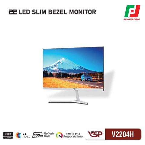  MÀN HÌNH PHẲNG VSP V2204H (21.5INCH/ VA/ FHD/ 100HZ/ 5MS) 