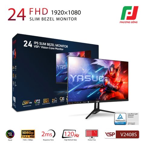  MÀN HÌNH VSP V2408S (24INCH/ 120HZ/ 2MS/ FHD/ ADS-IPS) 