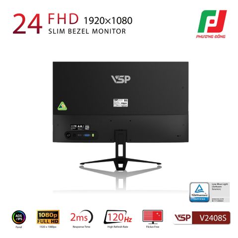  MÀN HÌNH VSP V2408S (24INCH/ 120HZ/ 2MS/ FHD/ ADS-IPS) 