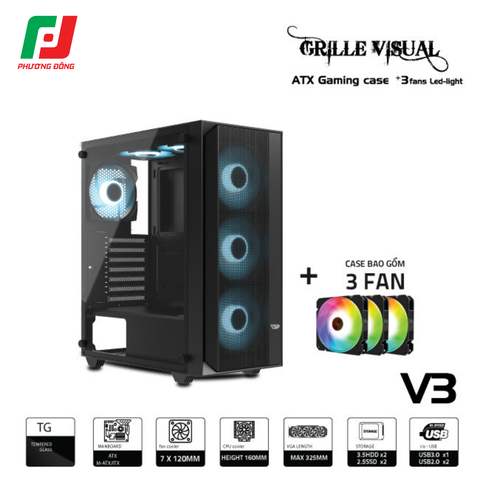  VỎ CASE MÁY TÍNH VSP V3 