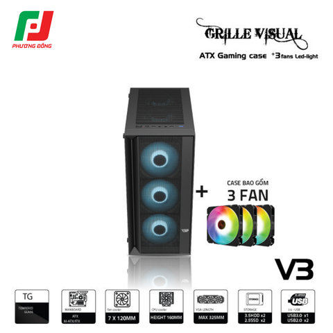  VỎ CASE MÁY TÍNH VSP V3 