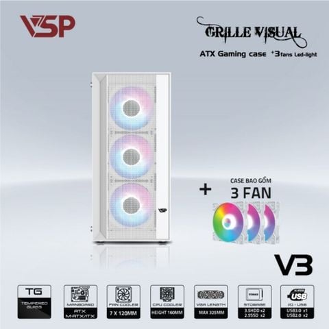  VỎ CASE MÁY TÍNH VSP V3 