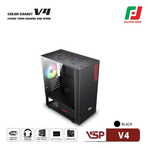  VỎ CASE MÁY TÍNH VSP V4 