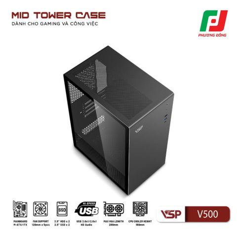  VỎ CASE MÁY TÍNH VSP V500 