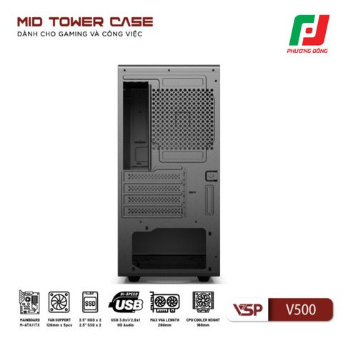  VỎ CASE MÁY TÍNH VSP V500 