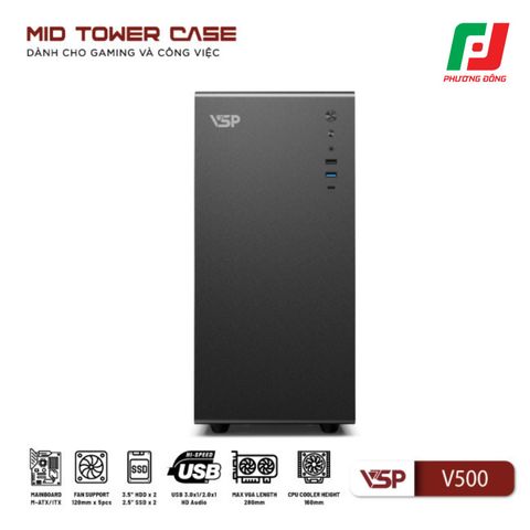  VỎ CASE MÁY TÍNH VSP V500 