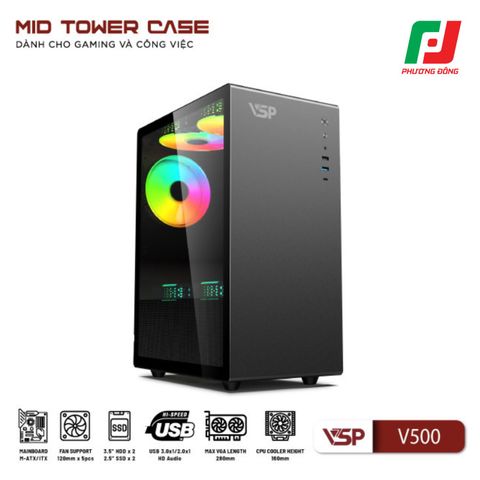  VỎ CASE MÁY TÍNH VSP V500 