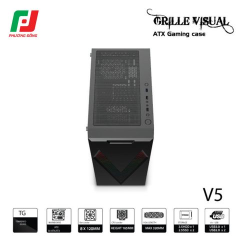  VỎ CASE MÁY TÍNH VSP V5 