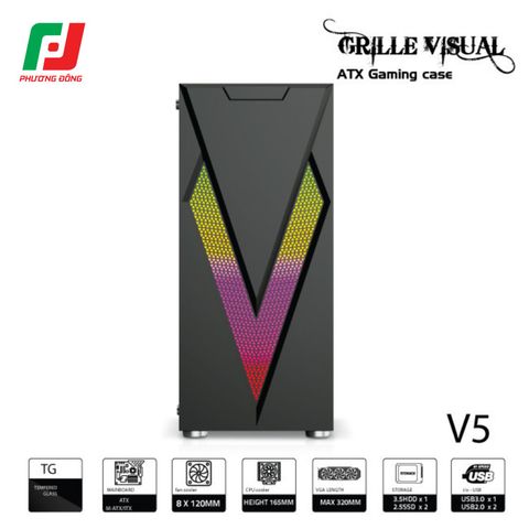  VỎ CASE MÁY TÍNH VSP V5 