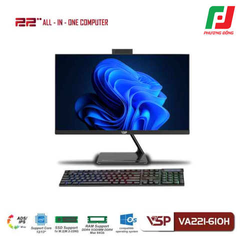  MÁY TÍNH ĐỂ BÀN VSP ALL IN ONE VA221-610H 