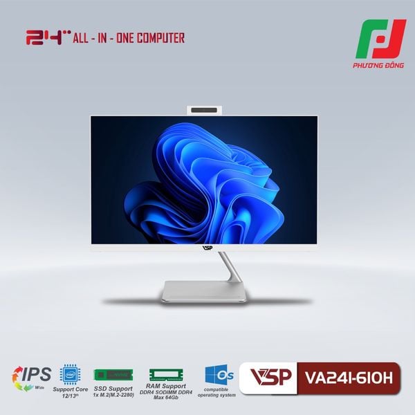  MÁY TÍNH ĐỂ BÀN VSP ALL IN ONE VA241-610H 