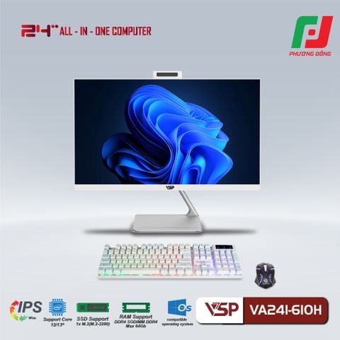  MÁY TÍNH ĐỂ BÀN VSP ALL IN ONE VA241-610H 