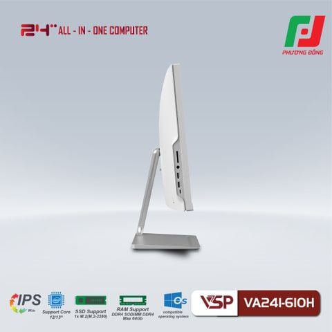  MÁY TÍNH ĐỂ BÀN VSP ALL IN ONE VA241-610H 