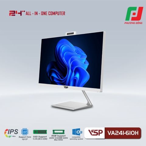  MÁY TÍNH ĐỂ BÀN VSP ALL IN ONE VA241-610H 
