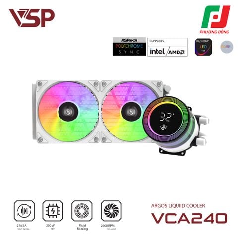  Tản Nhiệt Nước AIO CPU VSP VCA-240 ARGB (240MM) 