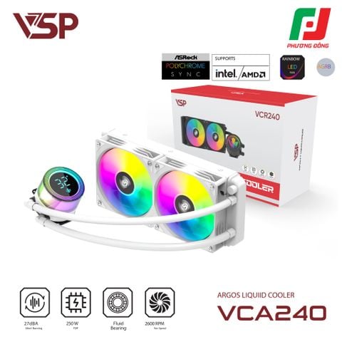  Tản Nhiệt Nước AIO CPU VSP VCA-240 ARGB (240MM) 