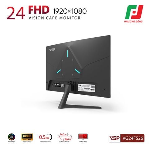  MÀN HÌNH VSP VG24FS26 (23.8 INCH| FHD| IPS| 260HZ| 0.5MS) 
