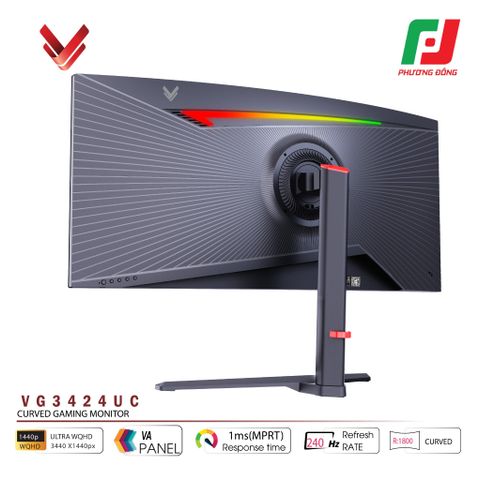  MÀN HÌNH CONG VSP VG3424UC (34INCH| UWQHD| VA| 1800R| HDR| 240HZ| 1MS| FREESYNC) 