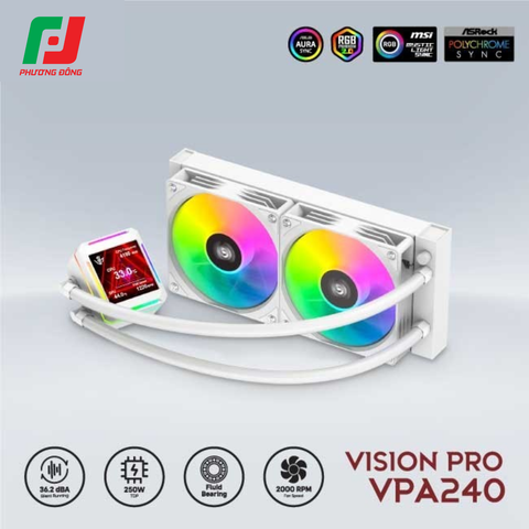  Tản Nhiệt Nước AIO CPU VSP Vision Pro VPA-240 (240mm / 250W / Socket Đa Năng) 