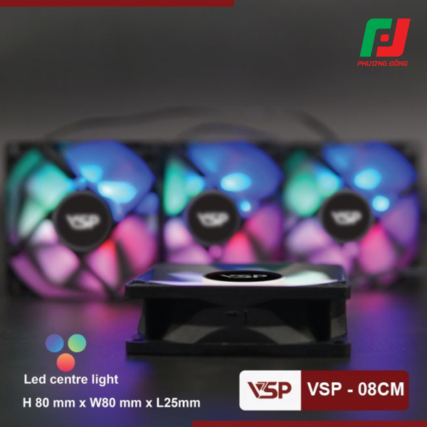  Quạt Tản Nhiệt Case VSP-08CM (80MM) 