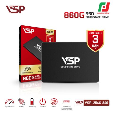  Ổ CỨNG SSD VSP 860G 256GB - BLACK 