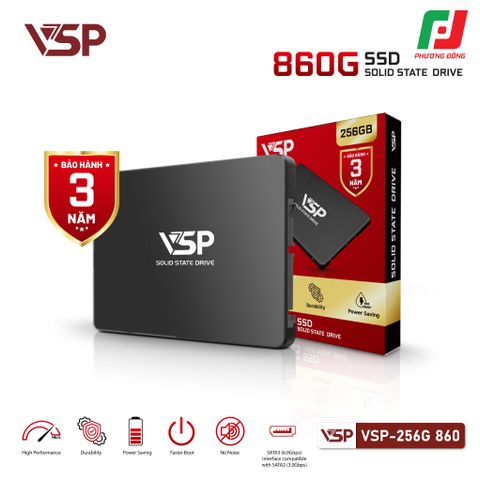  Ổ CỨNG SSD VSP 860G 256GB - BLACK 