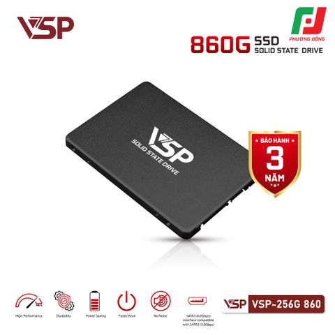  Ổ CỨNG SSD VSP 860G 256GB - BLACK 