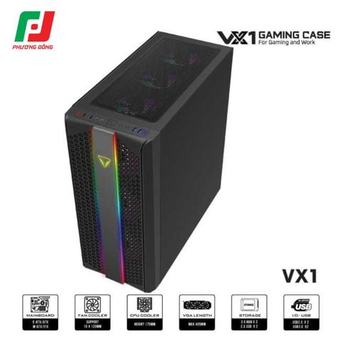  VỎ CASE CHUYÊN WORKSTATION VÀ GAMING VSP VX1 