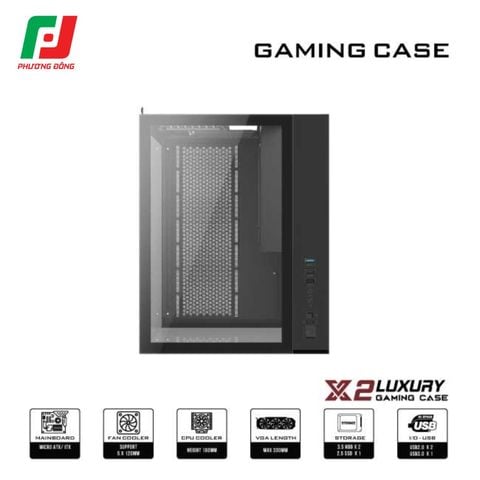  VỎ CASE MÁY TÍNH X2 LUXURY 